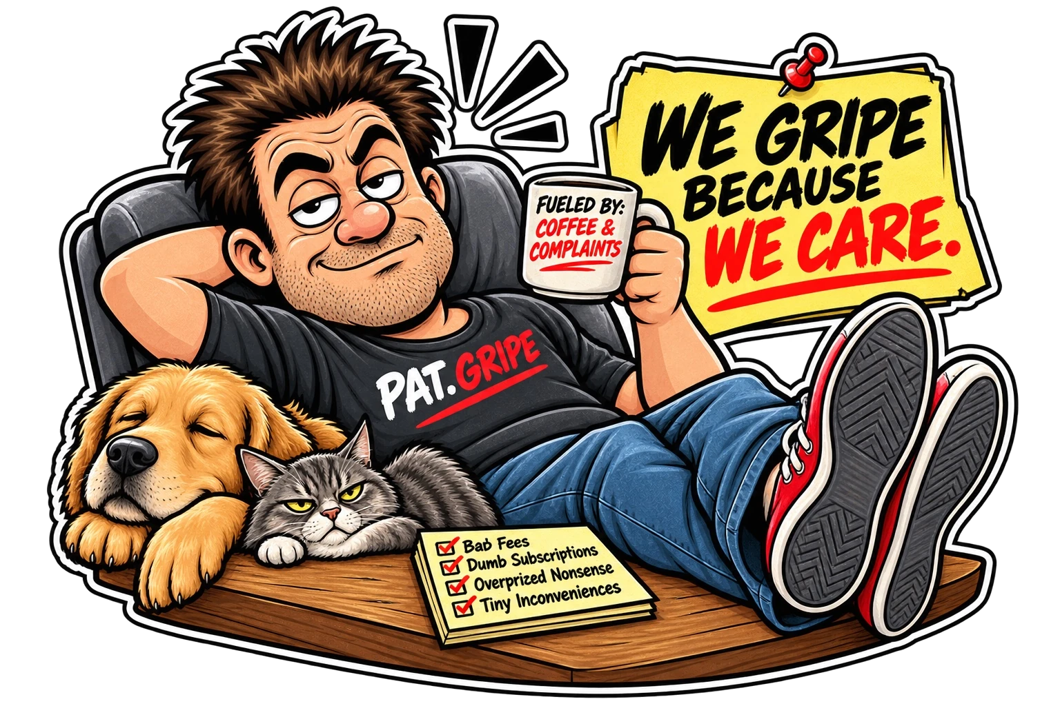 PAT.GRIPE — We gripe because we care.
